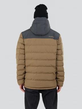 Fundango Passat Padded Jacket męski pikowana kurtka przejściowa brąz 3