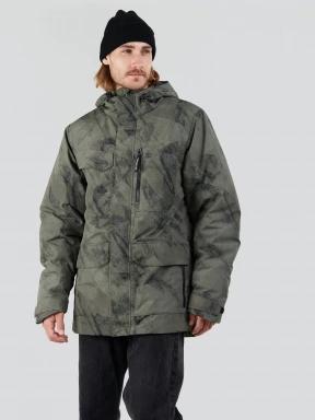 Fundango Perill Parka Jacket męski kurtka zimowa oliwka 1