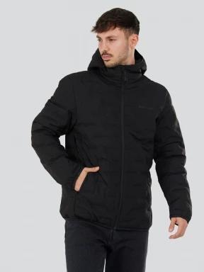 Fundango Smoke Hooded Jacket męski kurtka na wycieczki czarny 1