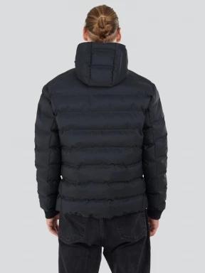 Fundango Patriot Padded Jacket męski pikowana kurtka przejściowa czarny 3