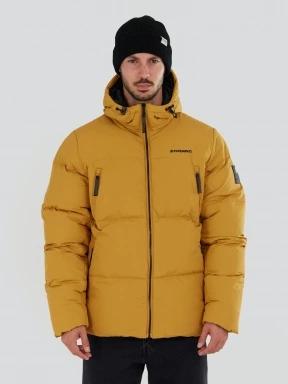 Fundango Ewan Puffer Jacket męski kurtka przejściowa żółty 1