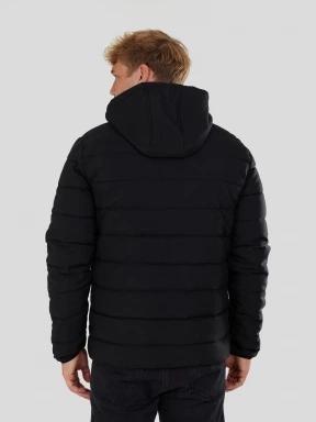 Fundango Hubble Padded Jacket męski pikowana kurtka przejściowa czarny 3