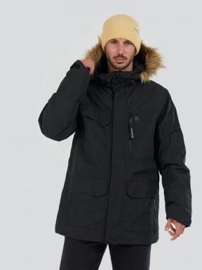 Fundango Venture Parka Jacket męski kurtka zimowa czarny 1