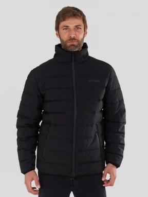 Fundango Arson Padded Jacket męski pikowana kurtka przejściowa czarny 1