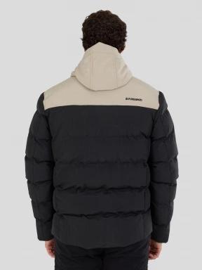 Fundango Passat II Padded Jacket męski pikowana kurtka zimowa czarny 3