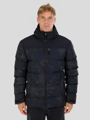 Fundango Passat II Padded Jacket męski pikowana kurtka zimowa czarny 1