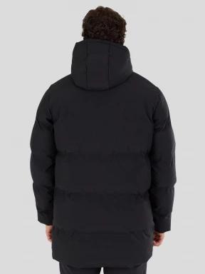 Fundango Nordvik Parka Jacket męski pikowana kurtka zimowa czarny 3