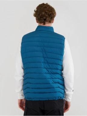 Fundango Hollow Padded Vest męski kamizelka zielony 3