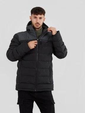 Fundango Passat Padded Jacket męski kurtka wyjściowa czarny 1