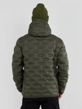 Fundango Smoke Hooded Jacket męski kurtka wyjściowa oliwka 3