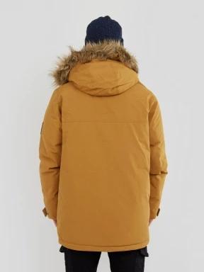 Fundango Spirit Parka Jacket męski kurtka zimowa brąz 3