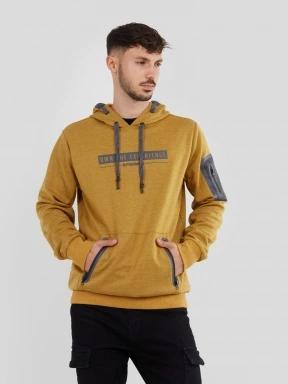 Fundango Force Tech Pullover męski sweter brąz 1