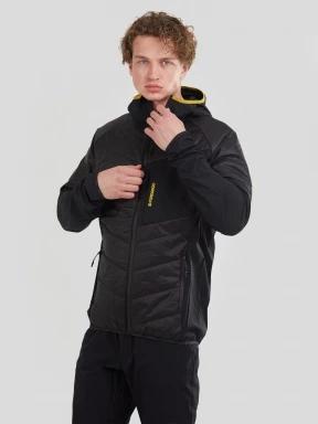 Fundango Gaara Hybrid Jacket męski kurtka softshell czarny 1