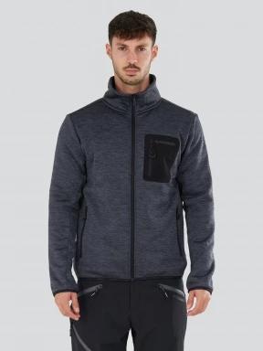 Fundango Jefferson Fleece Jacket męski bluza z polaru szary 1