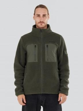 Fundango Haven Hybrid Jacket męski sweter zielony 1