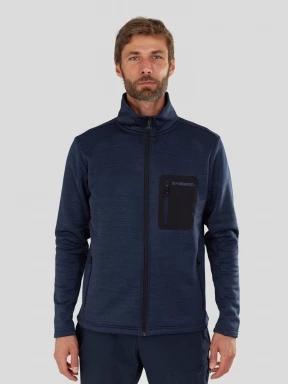 Fundango Revolution Fleece Jacket męski bluza z polaru ciemnoniebieski 1