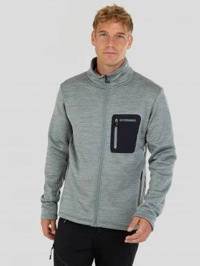 Fundango Revolution Fleece Jacket męski bluza z polaru zielony 1