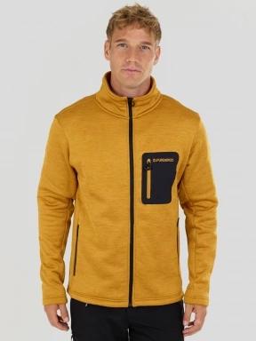 Fundango Revolution Fleece Jacket męski bluza z polaru żółty 1