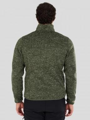 Fundango Cruz Knit Fleece Jacket męski bluza z polaru oliwka 3