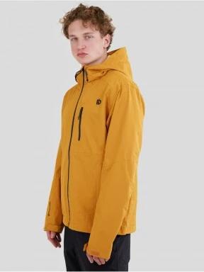 Fundango Piorini Waterproof jacket męski plaszcz przeciwdeszczowy żółty 1