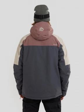 Fundango Burnaby Logo Anorak męski kurtka narciarska fiolet 3