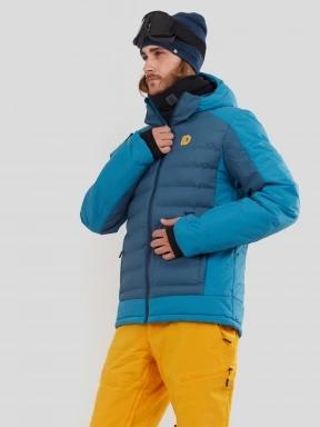 Fundango Orion Padded Jacket męski pikowana kurtka narciarska niebieski 1