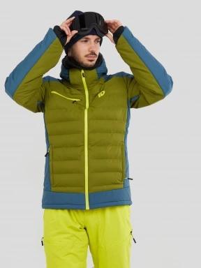 Fundango Orion Padded Jacket męski kurtka narciarska oliwka 1