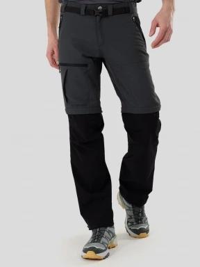 Fundango Aniak 2in1 Trekking Pants męski spodnie turystyczne szary 1
