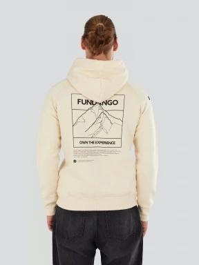 Fundango Talis Hooded Sweatshirt męski sweter z kapturem piasek 3