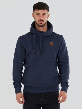 Fundango Conor Hooded Sweatshirt męski sweter z kapturem ciemnoniebieski 1