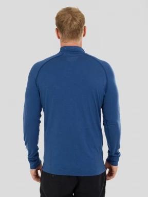 Fundango Temuka Merino Halfzip męski koszulka bieliźniana niebieski 3