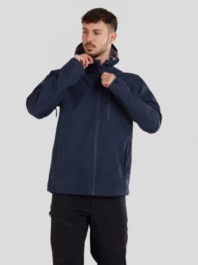 Fundango Piorini Waterproof Jacket męski plaszcz przeciwdeszczowy ciemnoniebieski 1