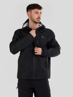 Fundango Piorini Waterproof Jacket męski plaszcz przeciwdeszczowy czarny 1