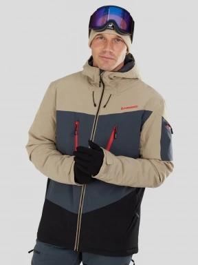 Fundango Privet Allmountain Jacket męski kurtka narciarska piasek 1