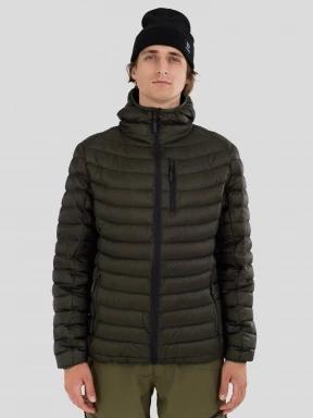 Fundango Rauris Down Jacket męski puchowa kurtka oliwka 1