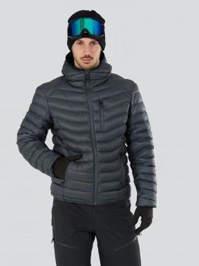 Fundango Rauris Down Jacket męski puchowa kurtka szary 1