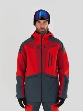 Fundango Rigel ECO 3L Jacket męski kurtka przeciwdeszczowa czerwony 1