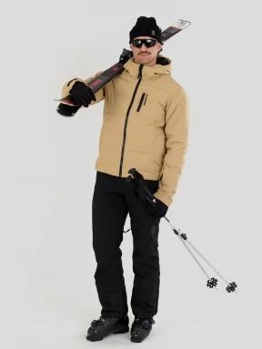 Fundango Portage Padded Jacket męski pikowana kurtka narciarska piasek 1