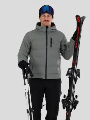 Fundango Portage Padded Jacket męski pikowana kurtka narciarska zielony 1
