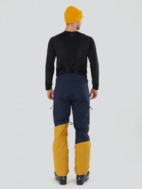 Fundango Teak Colourblock Pants męski spodnie narciarskie żółty 3