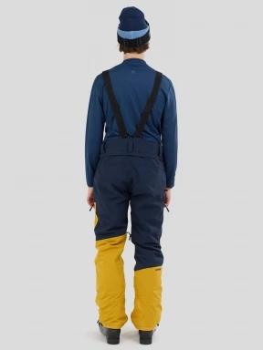 Fundango Teak Colourblock Pants męski spodnie narciarskie żółty 3