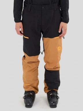 Fundango Teak Colourblock Pants męski spodnie narciarskie brąz 1