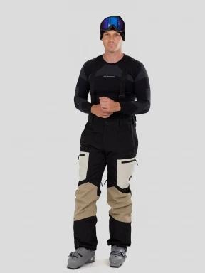 Fundango Nexara ECO 3L Pants męski spodnie narciarskie piasek 1