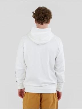 Fundango Talis Hooded Sweatshirt męski sweter z kapturem biały 3