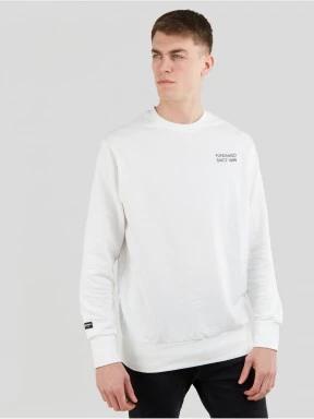 Fundango Warren Sweatshirt męski sweter biały 1