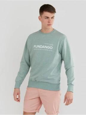 Fundango Warren Sweatshirt męski sweter zielony 1