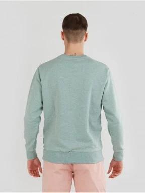 Fundango Warren Sweatshirt męski sweter zielony 3