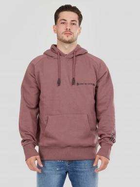 Fundango Talis Hooded Sweatshirt męski sweter fiolet 1