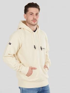 Fundango Talis Hooded Sweatshirt męski sweter piasek 1