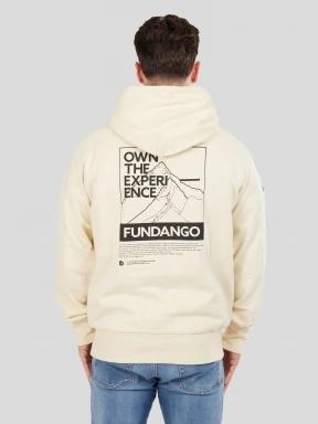 Fundango Talis Hooded Sweatshirt męski sweter piasek 3